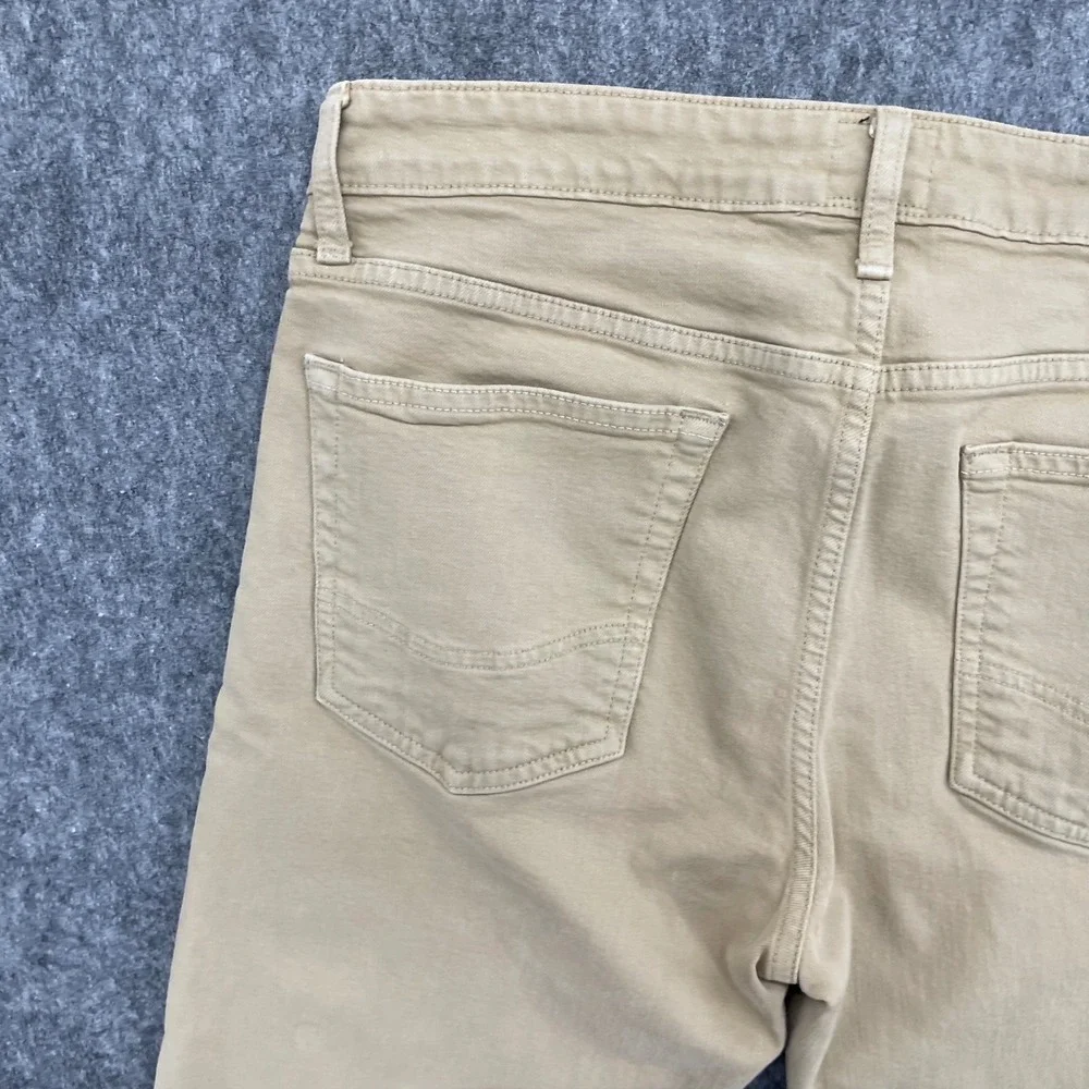 CIVILIANAIRE Jeans Mens 32x30  Slim Fit Beige Denim Walker Allen Edmonds
